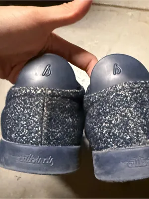 Allbirds Wool Piper Sneaker Navy Blue Size 8 euc thumbnail 5