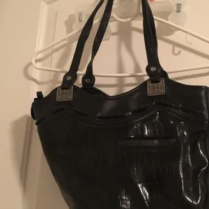 COPY - Sonoma Life+Style Womens Pocket Book Handbag Small Purse Black Bag thumbnail 2