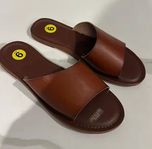 Leather sandals Brown Size 9 thumbnail 1