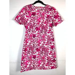Lilly Pulitzer Mila Dress Size 6 Elderflower Blossom Lil Escape Plan Pink Floral thumbnail 4
