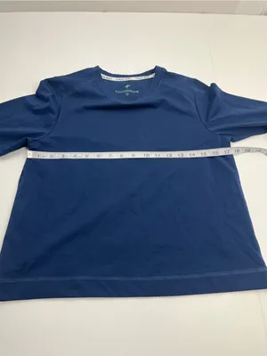 Tuckernuck T-Nuck Sport Navy Blue Long Sleeve Jersey Top Shirt Tee Womens Small thumbnail 5