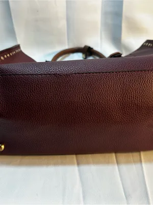 Marc New York Wine Red Tote with Gold Accent Studs thumbnail 6