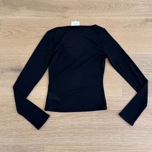 Reformation V Neck Knit Sweater Size XS Black thumbnail 6