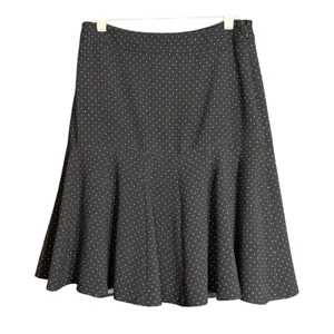 Talbots Womens Size 4 Black Polka Dot Skirt Knee Length Professional Casual thumbnail 2