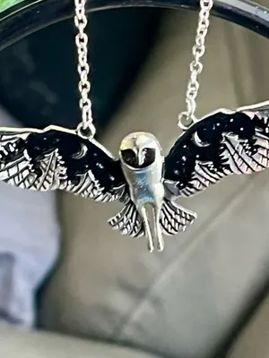 Urban outfitters owl necklace thumbnail 2