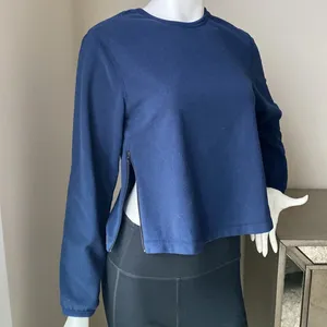 Nike Navy Fleece Crewneck thumbnail 2