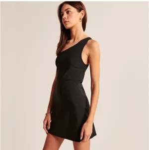 Abercrombie and Fitch One-Shoulder Traveler Mini Dress thumbnail 8