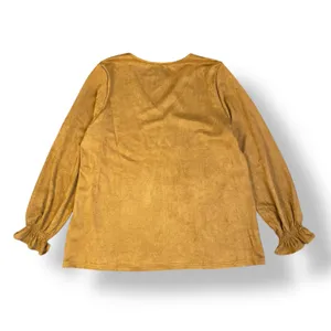 Joh NWT Abigail Suede Top Womens Size XL‎ In Caramel Boho thumbnail 5