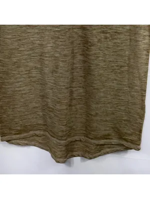 BKE Olive Lace Up V-Neck T-Shirt Size S thumbnail 4