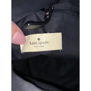 Kate Spade Quilted Nylon‎ Backpack Black Adjustable Straps Women's Bag thumbnail 12