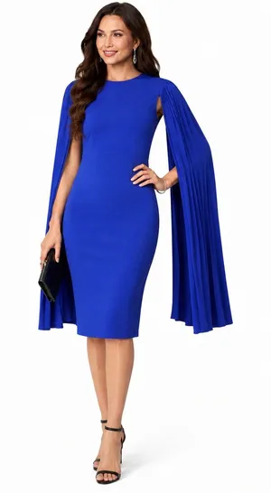 Metamorphosis Girl Women's Dress Size Large Blue Formal Wedding Cocktail Party thumbnail 1