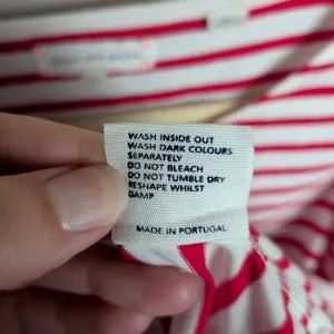 CHINTI AND PARKER Red White Stripe Long Sleeve Tunic Anchor Print Women's Large thumbnail 5