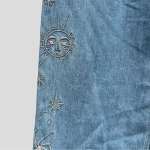 Johnny Was Noah Pleated High Rise Embroidered Trouser Jean thumbnail 7