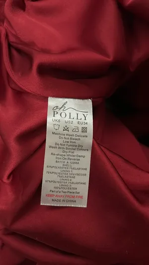 Oh Polly Jessamy Red Mini Dress thumbnail 8