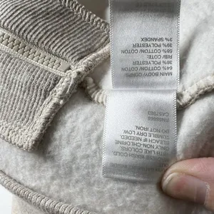 Zella Oatmeal Heather Cotton Casual Athletic‎ Sweater Zip Sides Women’s Size L thumbnail 7