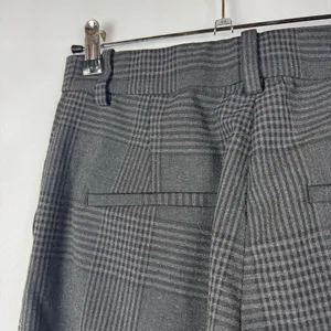 H&M Gray Plaid Straight Leg Dress Pants 4‎ thumbnail 4