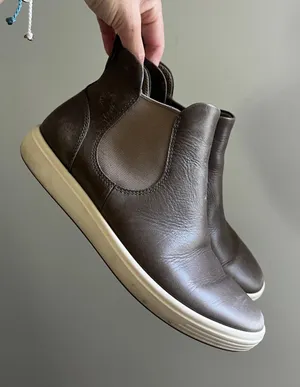 Ecco Soft‎ 7 Womens Taupe Leather Chelsea Ankle Boot 37 Gorpcore Comfort Sneaker thumbnail 1