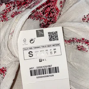 NWT ZARA Printed Embroidered Tunic Dress Bloggers Fav thumbnail 7
