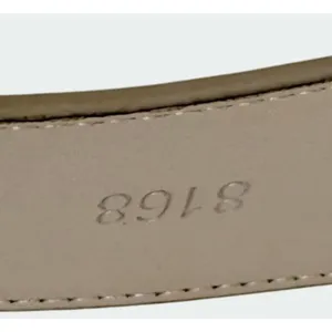 Falari Automatic Ratchet Belt Size Medium‎ Adjustable Buckle Gray Leather Strap thumbnail 12
