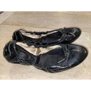 Womens JP TODS Black Ballet Flats/Shoes‎ 39 Made In Italy thumbnail 2