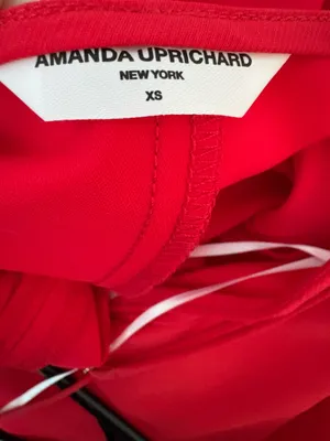 Amanda Uprichard x Revolve Red formal dress thumbnail 4