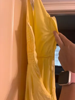 Altar'd State Yellow Dress thumbnail 3