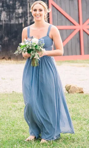 Birdy Grey Dusty Blue Dress thumbnail 1
