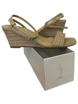 Joie Women's 8.5 Square Toe Wedge Block Heel Sandals thumbnail 3