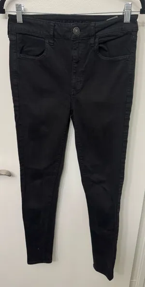 American Eagle Super Stretch High Rise Jeggings | Skinny Denim Jeans thumbnail 1