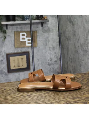 NWT Tommy Hilfiger Womens Terenz H-Band Dress Sandals TWTERENZ Medium Brown 9.5M thumbnail 12