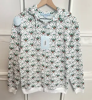 Hill House Teddy Zip Up Jacket White Ski Chalet thumbnail 1