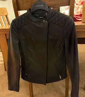 Wilsons Leather Quilted Black Women's Jacket thumbnail 1
