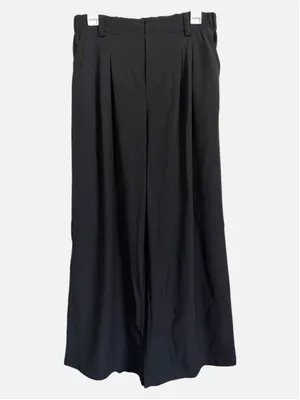 Halara High Waisted Plicated Side Pocket Wide Leg Waffle Work Pants Size L(Petit thumbnail 3