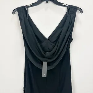 Lulus Perfection Bound Black Sleeveless Cowl Back Mini Dress Party Large NWT thumbnail 11