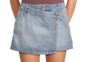 Free People Wynne Denim Skirt thumbnail 2