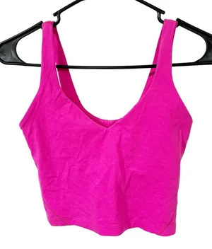 lululemon Align Tank Top Light Support A/B Cup Pink V Neck Athletic Size 4 thumbnail 1
