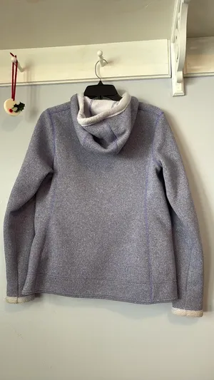 Purple north face fleece jacket thumbnail 2