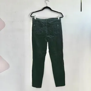 Well Worn Hunter Green Corduroy Pants Y2K 2000s Retro 90s Academia Earthy Sz‎ 8 thumbnail 2