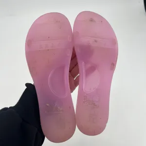 Anthropologie Matisse Beach Sol Slide Sandals pink slip on jelly beach size 7 thumbnail 4