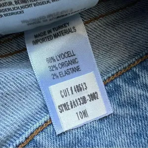 Agolde Vintage Wash Toni Jeans 24 High Rise Light Blue Designer Denim thumbnail 11