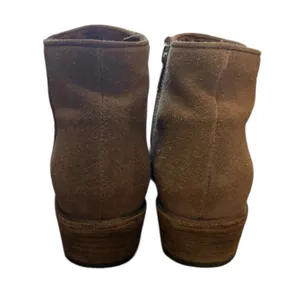 Frye Womens Booties Size 6 Tan Leather Side Zip Boots thumbnail 7