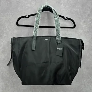 Botkier Bond Nylon Black Zipper Tassel Large Tote Purse‎ Shoulder Bag thumbnail 1