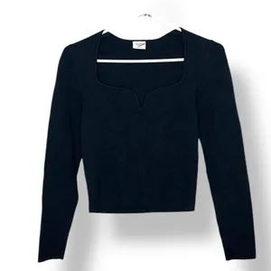 Abercrombie & Fitch Sweetheart Neckline Top Black Size Small thumbnail 12