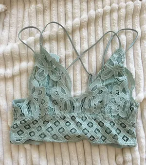 Boutique Lace Green Bralette thumbnail 1