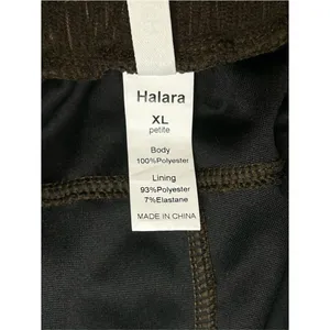 Halara Brown Corduroy Pull On Wide Leg Pants Women’s Size XL Petite thumbnail 8