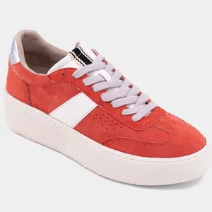SHU SHOP Stacey Coral Suede Platform Sneakers Women’s Size 9 Lace-Up Casual thumbnail 6