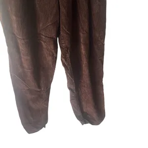 Eddie Bauer Vintage 90s Women's‎ Size 14 Tall Chocolate Brown Corduroy Pants thumbnail 3