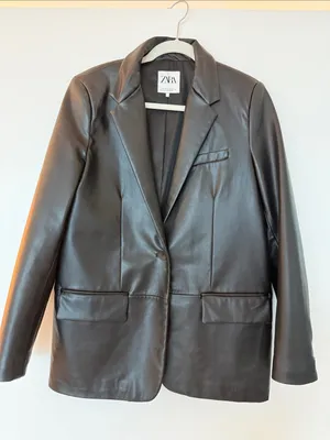 Zara Leather Blazer thumbnail 1