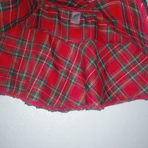Dreamgirl Scotty Girl S Sexy Mini Mini Skirt in Red Tartan Plaid thumbnail 4