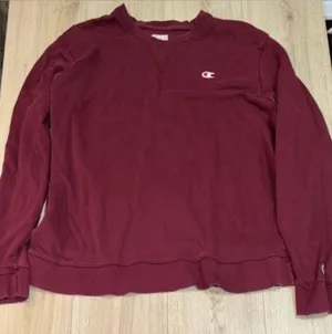 Champion Women’s Crewneck Sweatshirt - Maroon crew sweater thumbnail 1